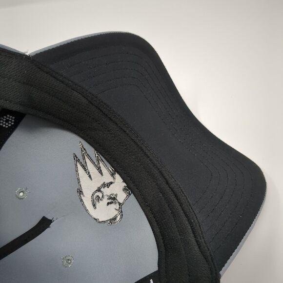 Puma Slideback Hat Dry Cell Gray OSFA Embroidered Buffalo Golf Logo - Picture 8 of 9